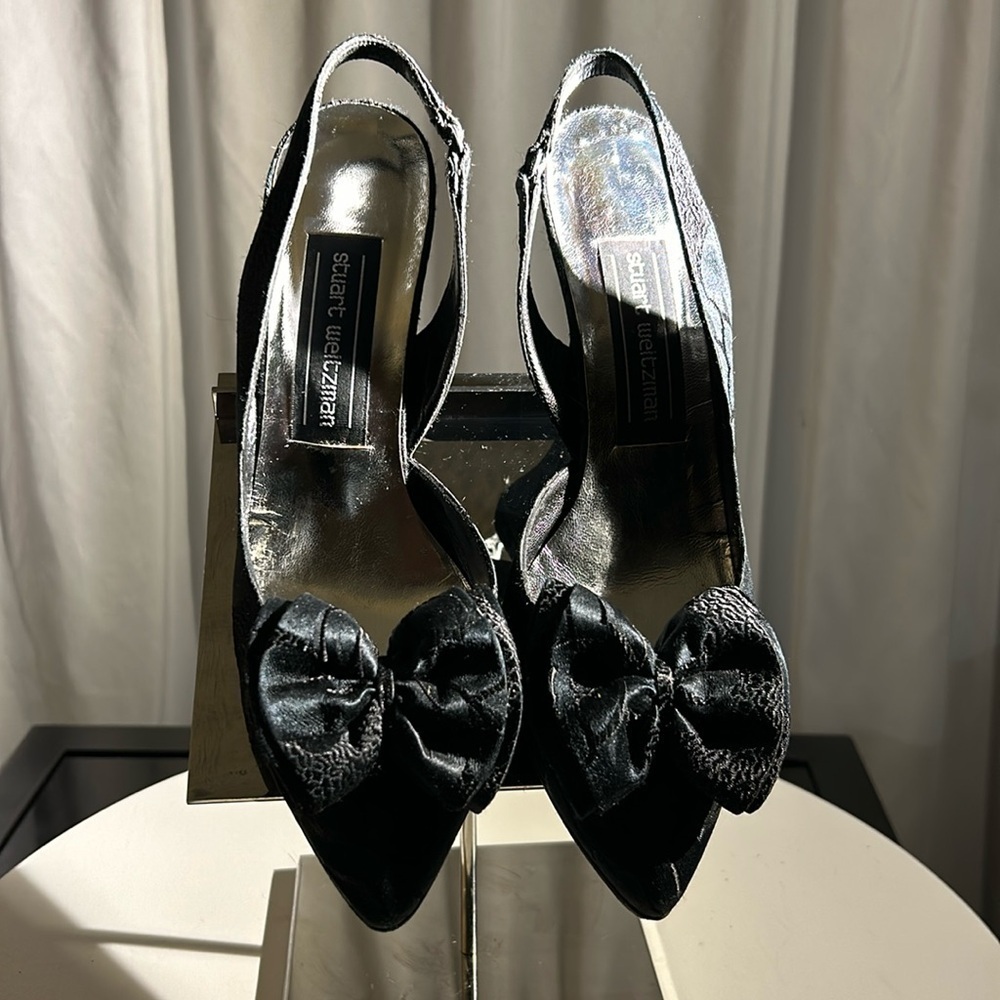 Stuart Weitzman Brocade Slingbacks Heels! (80% Of… - image 3